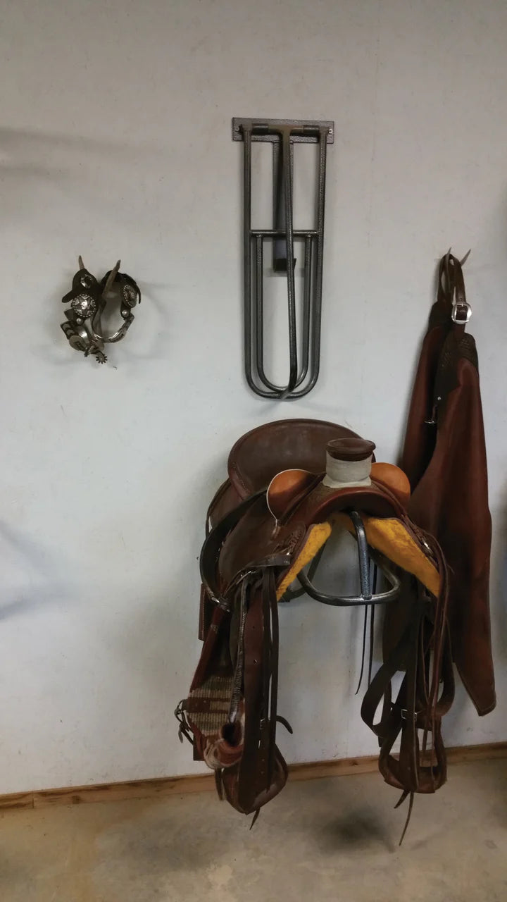 Folding Wall Saddle Rack - view 2