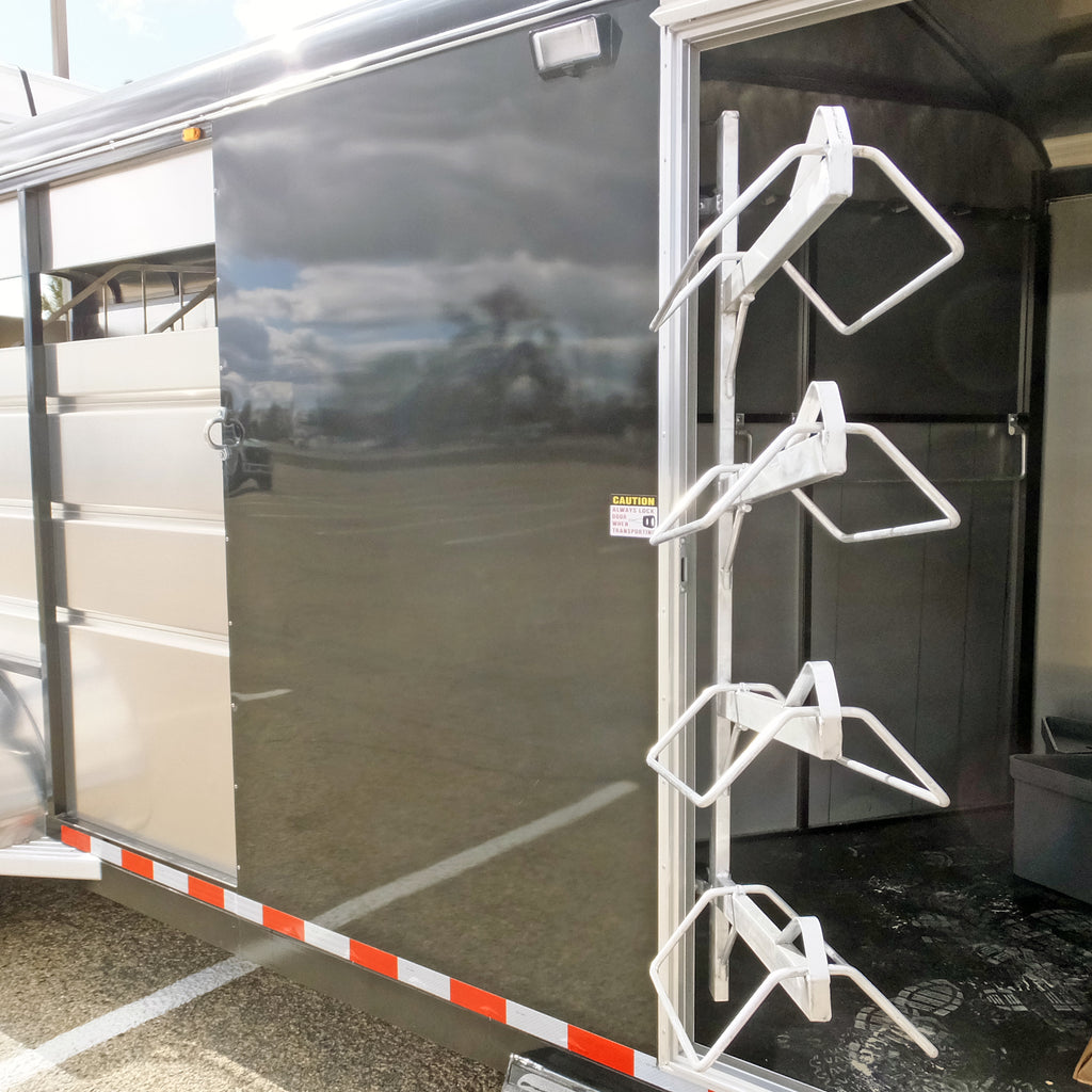 Swing Out Saddle Rack, Aluminum | www.OrderTrailerParts.com