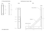 Underbody Box Mounting Brackets - 6" Channel Frame