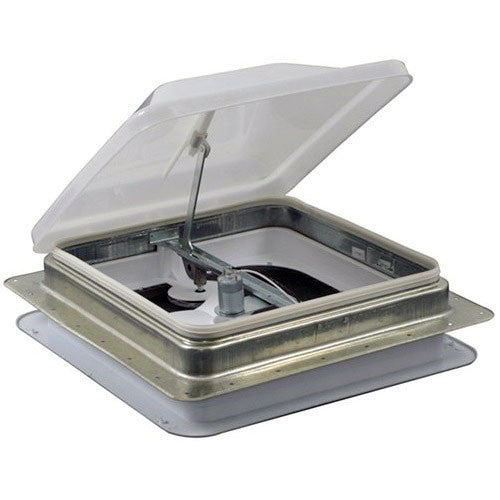 Vent, Ventline Ventadome 14" x 14" with 12V Fan - White