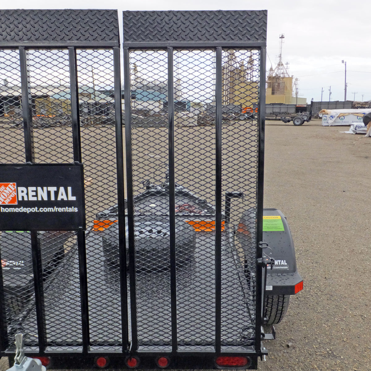 Trailer Ramp - 4'x7' Home Depot Flatbed (Passenger Side w/o Decal Plate)