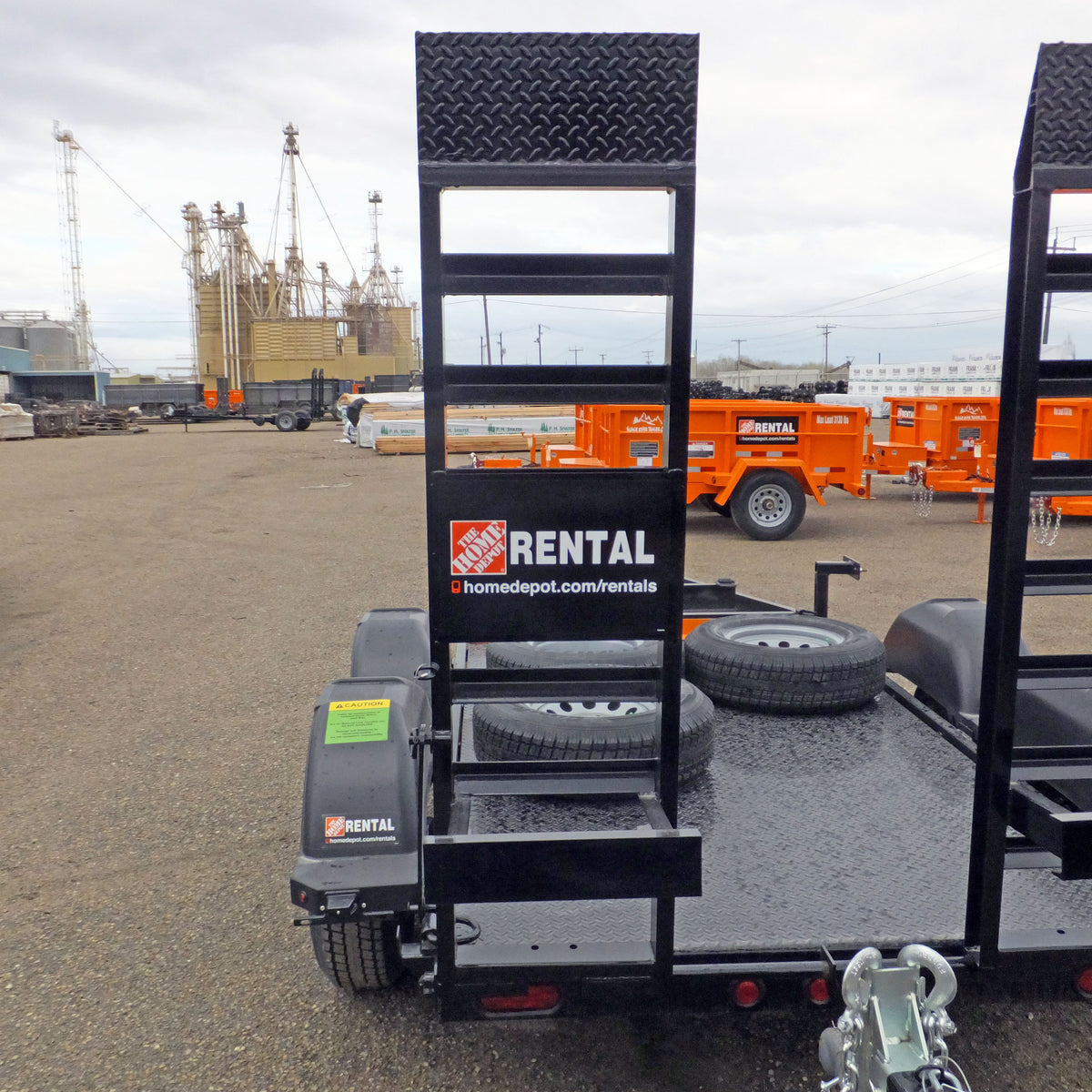 Trailer Ramp - 5'x10' Home Depot Flatbed (Driver Side w/Decal Plate)