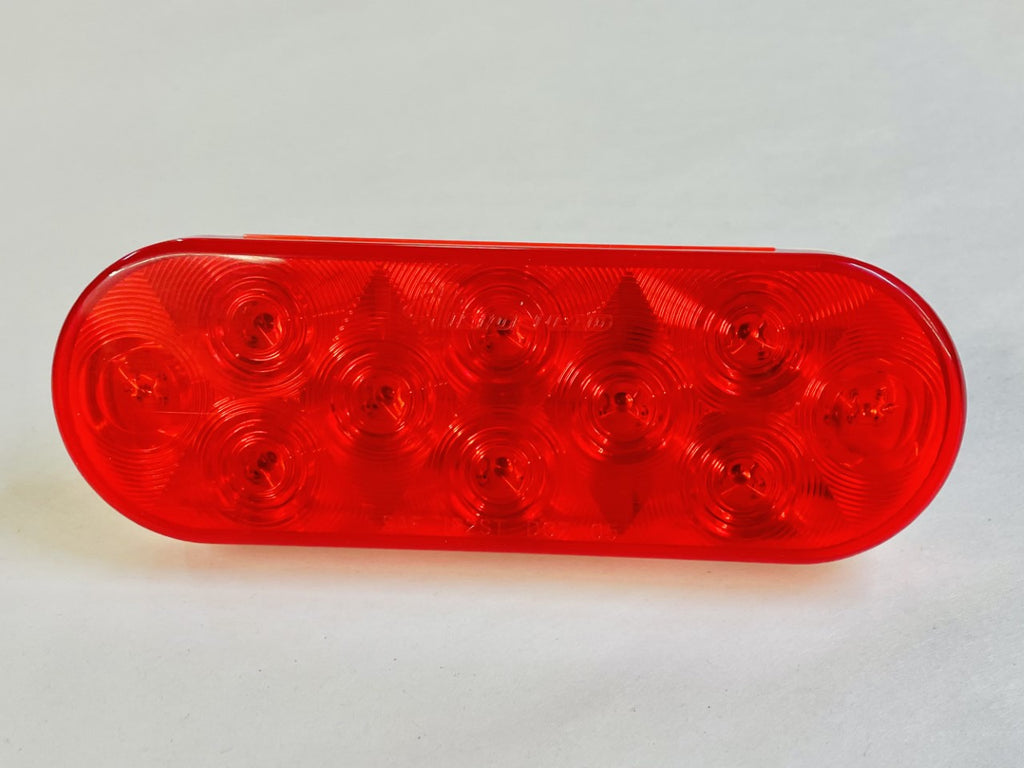 6" Oval LED Trailer Tail Light (10 Diodes)