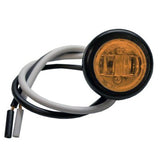 Light, 3/4" Round LED Clearance/Marker - AMBER (3 Diodes)