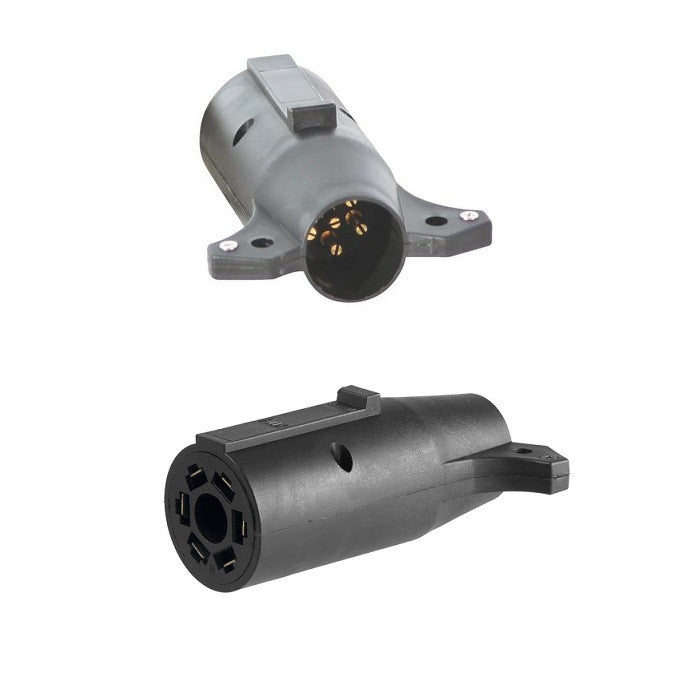 Trailer Plug Adapter - 6 Prong Trailer Plug to 7 RV Blade Truck