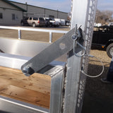 Latch Assembly for Aluminum Utility Trailer Ramp Gate