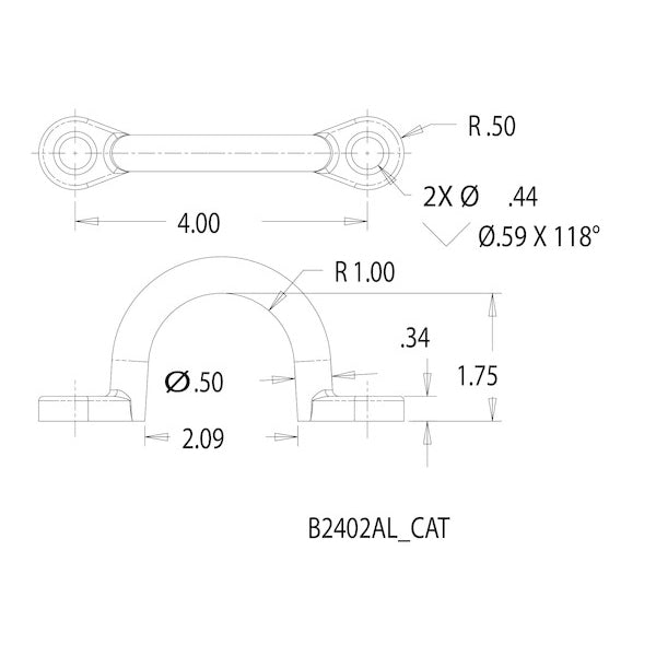Aluminum Tie Ring with 1-1/2" Bolt Kit - view 3