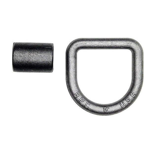 Heavy-Duty Forged D-Ring, 5/8" Diameter with Weld-On Bracket - U.S.A. - view 2