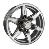 Wheel, 15", 6 Hole, Aluminum Bobcat in Silver