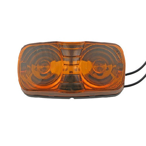 Double Bullseye Clearance Light - AMBER