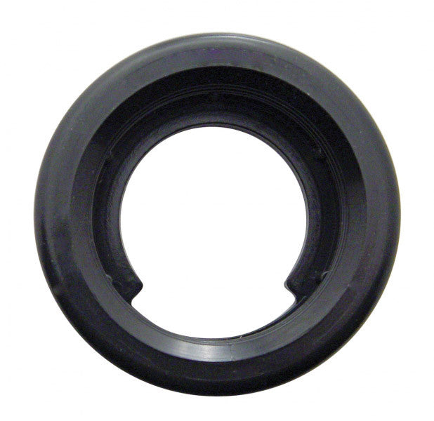 Light Grommet, 2" Round Black Rubber