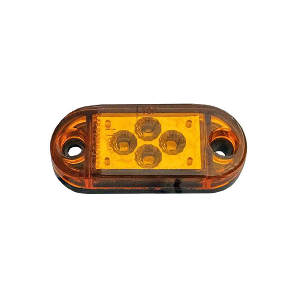 2-1/2" Mini LED Clearance/Marker Light - AMBER (4 Diodes)