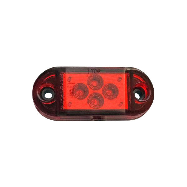 2-1/2" Mini LED Clearance/Marker Light - RED (4 Diodes)