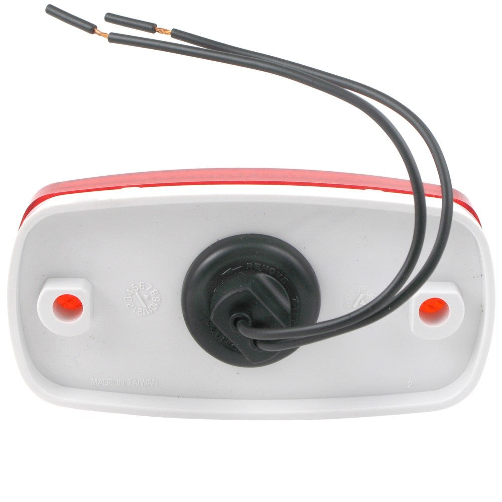 4"x 2" Rectangle Clearance/Marker Light - RED - view 2