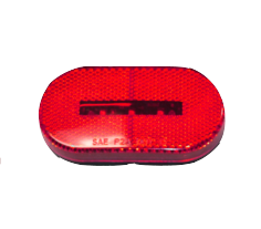 Oval LED Clearance Light-Red