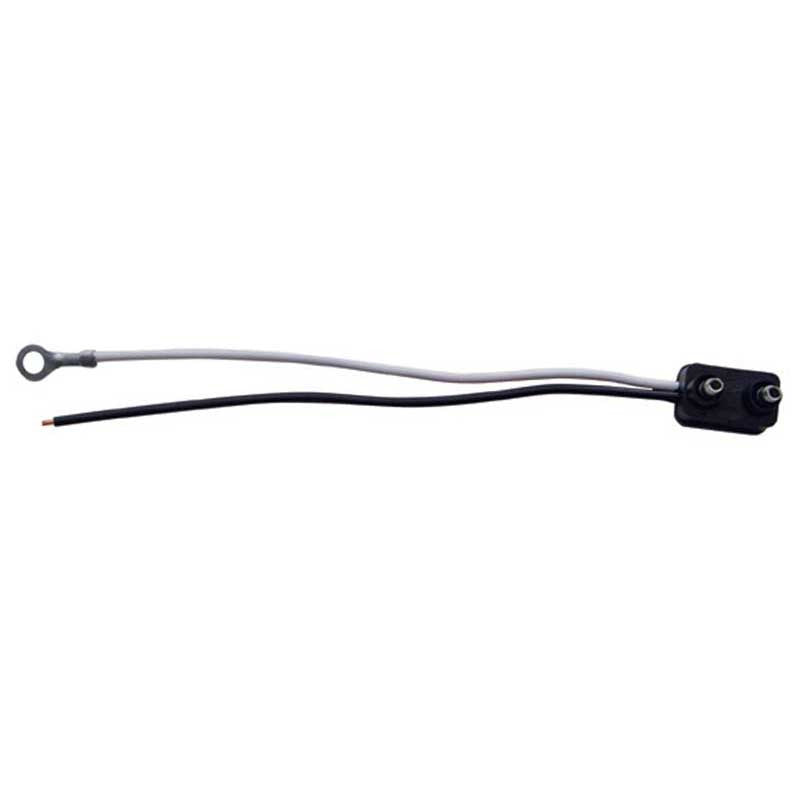 Light Plug, Two Prong for 2" Round Clearance/Marker Lights - 6" Long