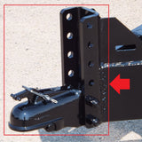 Coupler, Heavy Duty 2-5/16" Cast 15K with 5-Position Mounting Channel Kit