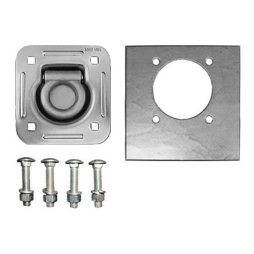 D-Ring Kit, Recessed with Backing Plate and Bolts