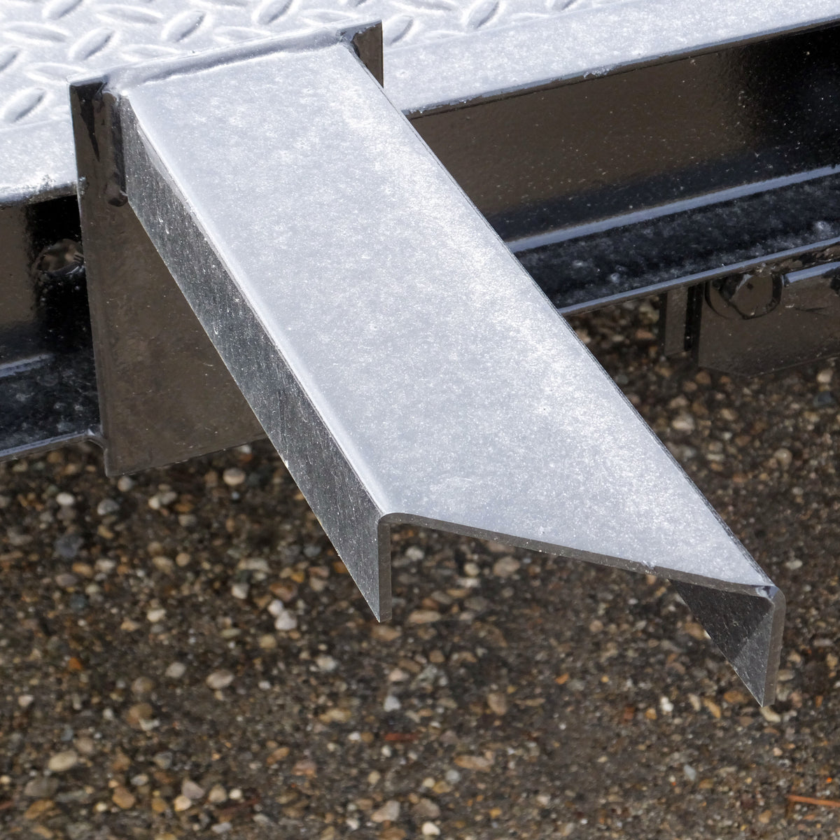 Weld on Fender Bracket for 11-3/8" X 45" Black Plastic Fenders - DF/PR - view 3