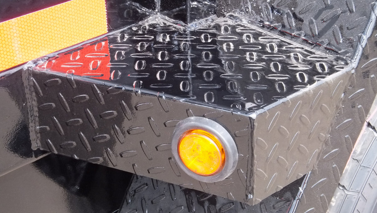 Fender Step, 14 ga. Steel Tread with 2" Clearance Light Hole - Drivers Side Front/Passenger Side Rear - view 2