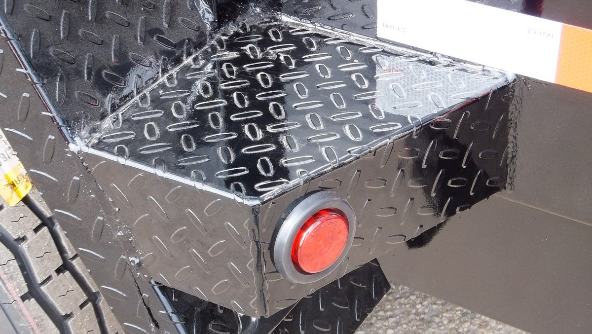 Fender Step, 14 ga. Steel Tread with 2" Clearance Light Hole - Passenger Side Front/Driver Side Rear - view 2