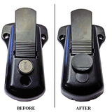 Lock Cylinder Protection Caps for Cam Bar Latch