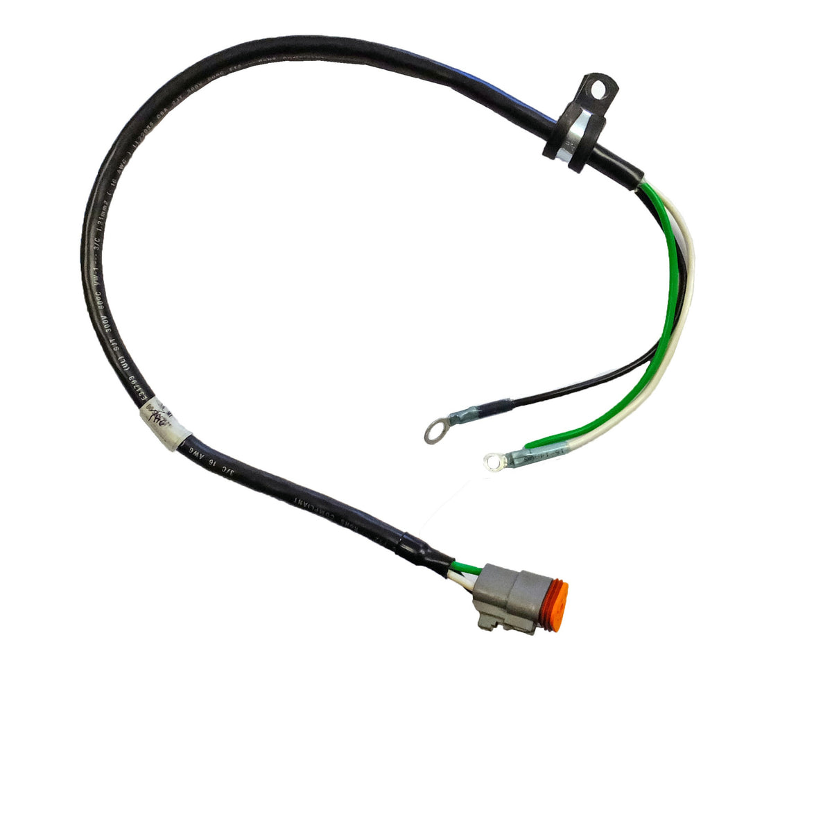 3 Wire Bucher - Shroud Connector Assy w/ 18" Wire