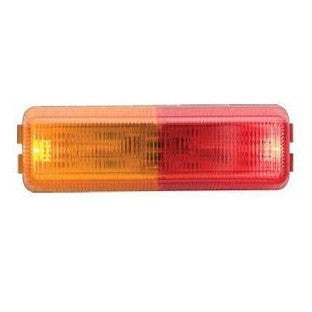 Light Only, 4" x 1" Rectangle LED Fender Mount Clearance/Marker Light - AMBER/RED