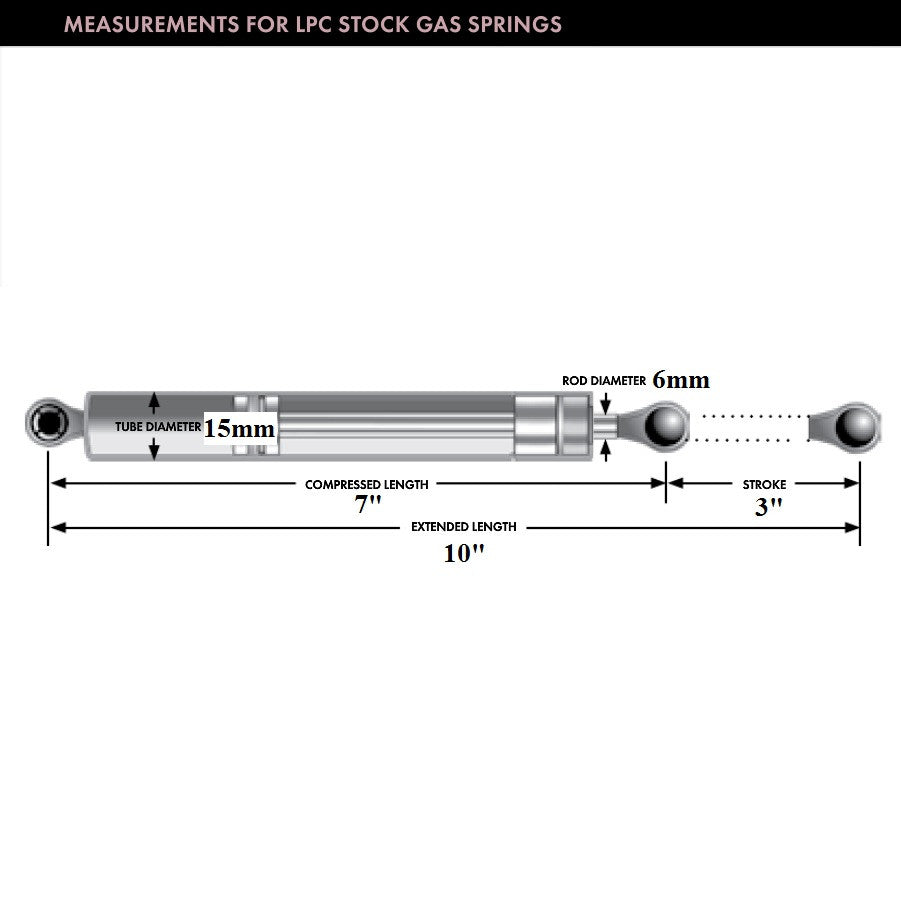 Gas Spring/Shock - Battery Box - view 2