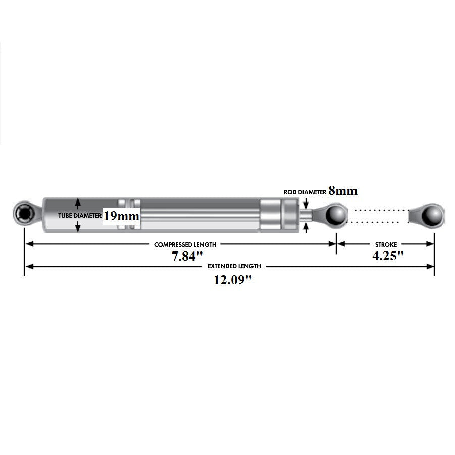 Gas Spring/Shock - Saddle Rack - view 2