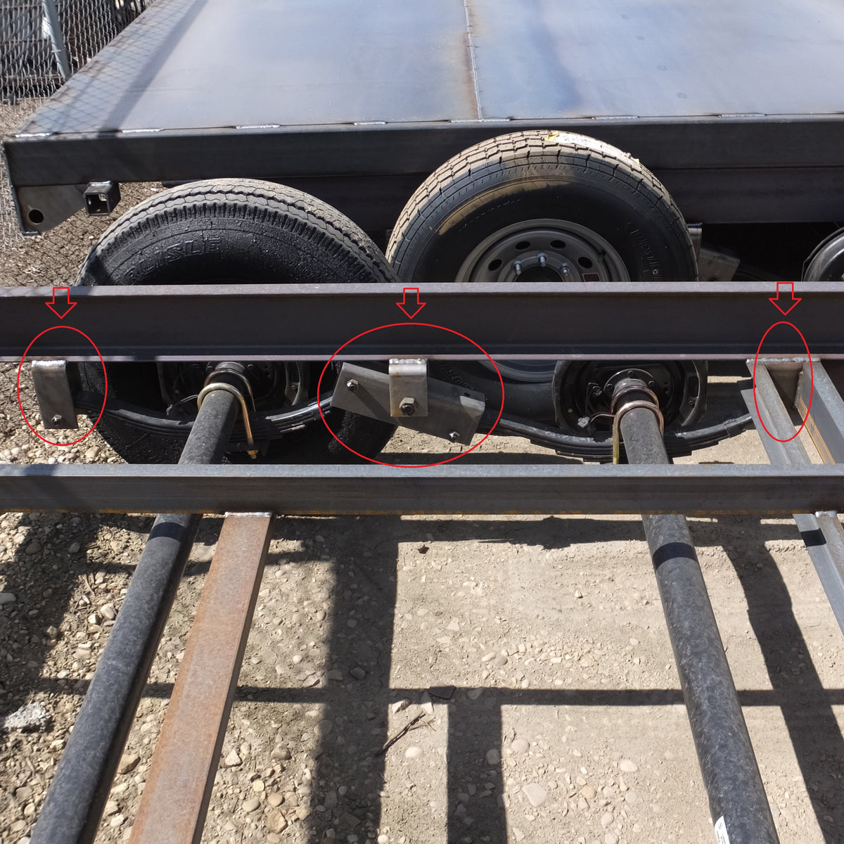 3.5K-8K Tandem Axle Hanger Kit - Slipper Springs - view 2