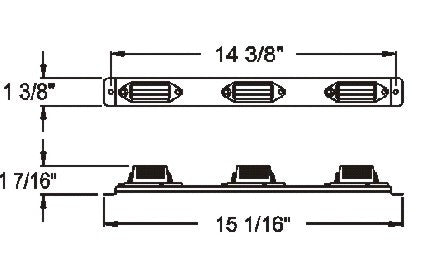 Identification Bar - White Base - view 2