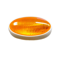 Euro Style Surface Mount Porch Light with Amber Lens