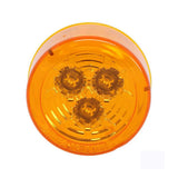 Clearance/Marker Light with Micro-Reflex, 2-1/2" Round LED - AMBER (3 Diodes)