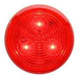 Clearance/Marker Light, 2-1/2" Round LED - RED (3 Diodes)