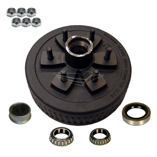 Hub/Drum 3,500 lb., 6 Lug on 5.5" Centers - view 2