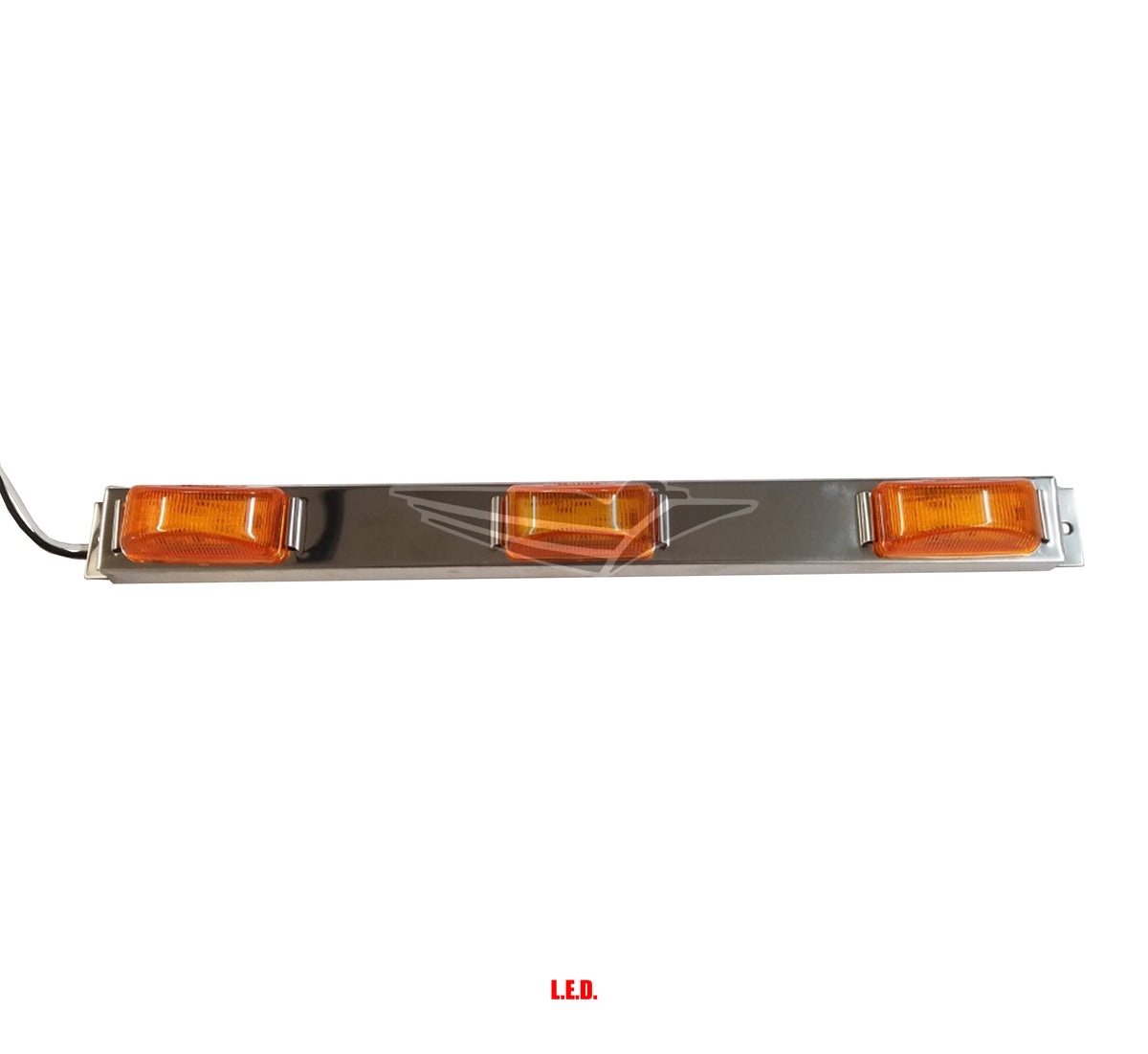 3 Light Identification Bar - Stainless Base LED - view 2