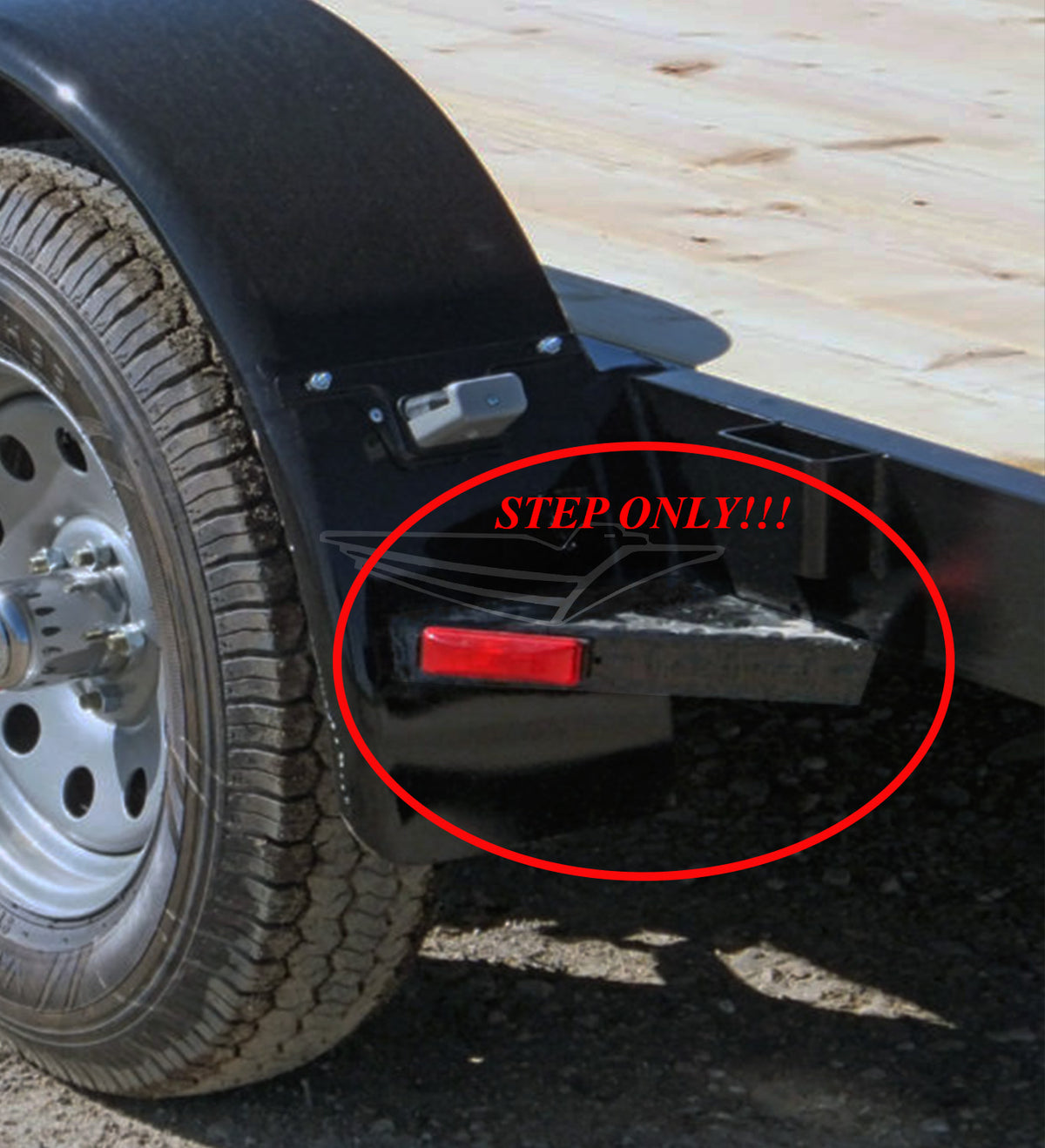 Fender - 9" x 68" Tandem Axle, Steel (Fender and Sidestep Options) - view 2