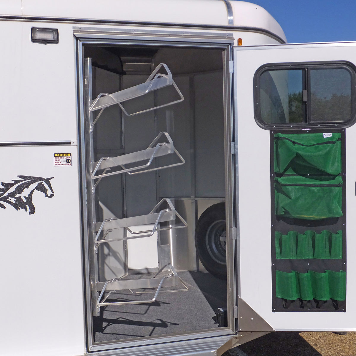 Swing Out Saddle Rack, Aluminum - view 5