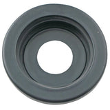 Light Grommet, 2-1/2" Round Black Rubber