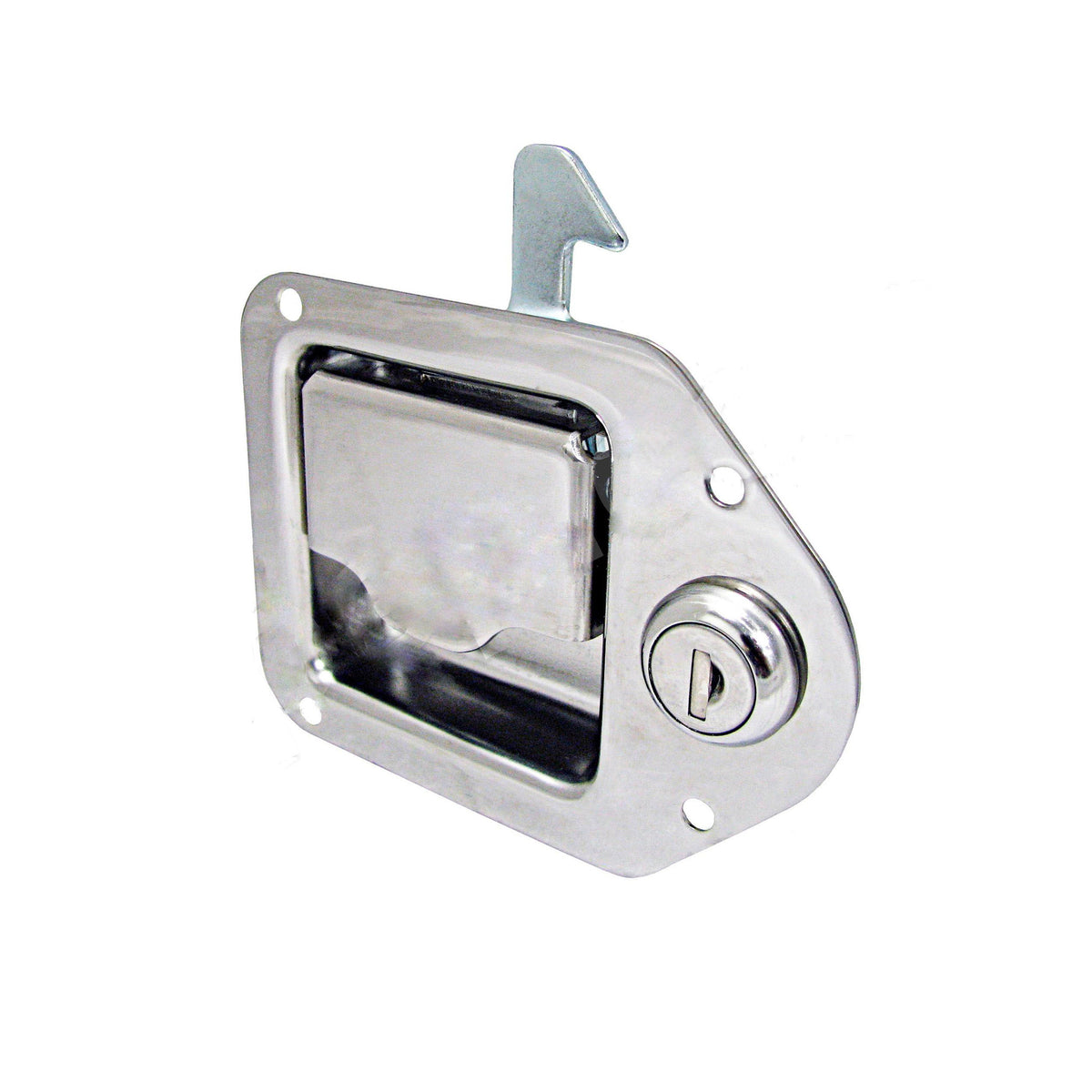 Paddle Handle, Stainless Steel with Lock and Key