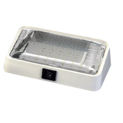 Rectangular Surface Mount Porch Light with Built-In Switch