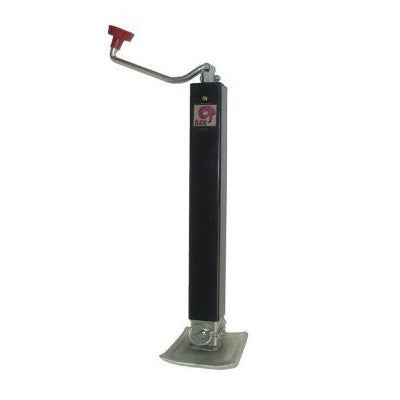 7,000 lb. Square Top Wind Jack with Adjustable Drop Leg - Direct Weld