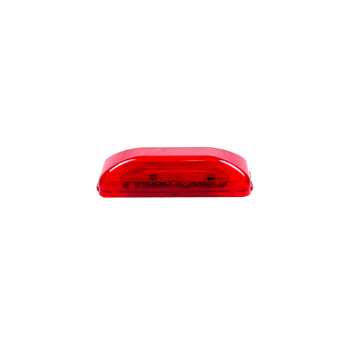 Light Only, 4" x 1" Rectangle LED Clearance/Marker Light - RED (6 Diodes) - view 2