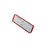Light Only, 4" x 1" Rectangle LED Clearance/Marker Light - RED (6 Diodes)