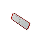 Light Only, 4" x 1" Rectangle LED Clearance - RED (6 Diodes)