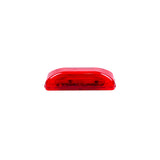 Light Only, 4" x 1" Rectangle LED Clearance/Marker Light - RED (6 Diodes)