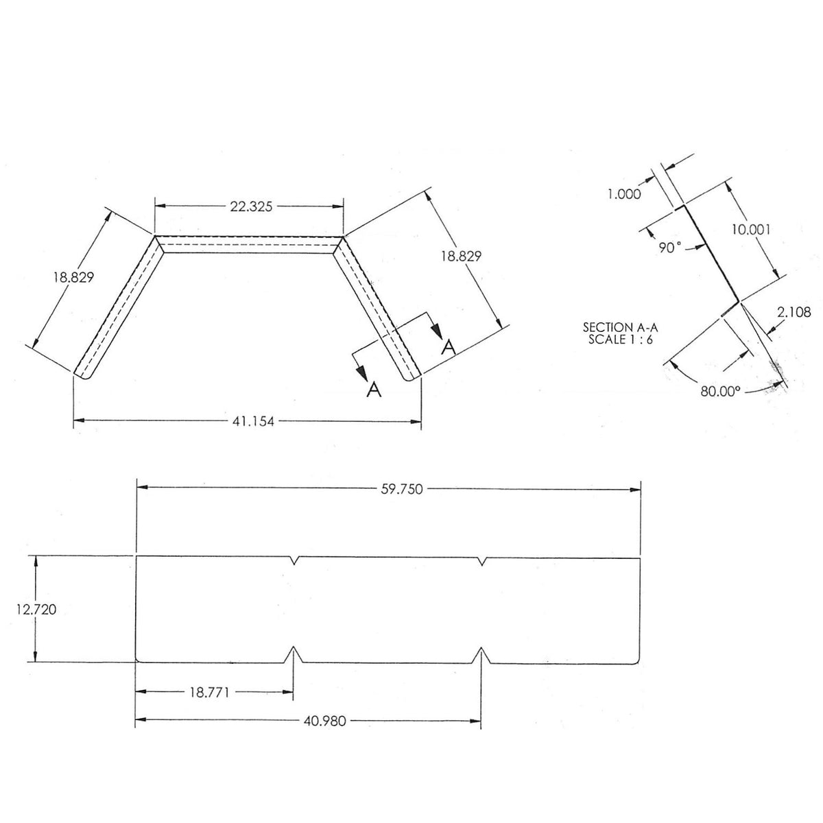 Fender - 10"x41" Single Axle Jeep Style (Steel) - view 2