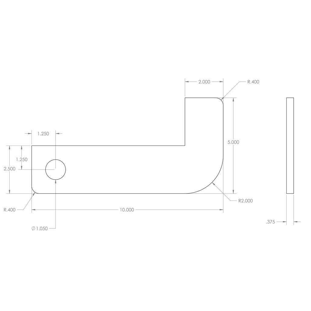 Latch Mechanism, for 3/4 Tilt Trailers - view 8