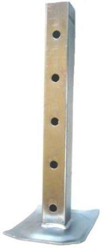 5K Square Drop Leg Jack Foot - Direct Weld